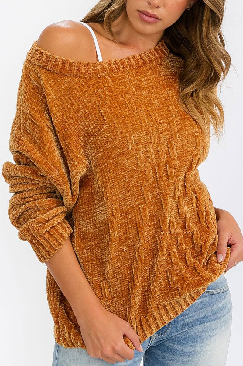 Long sleeve pullover sweater (RVWT6224)