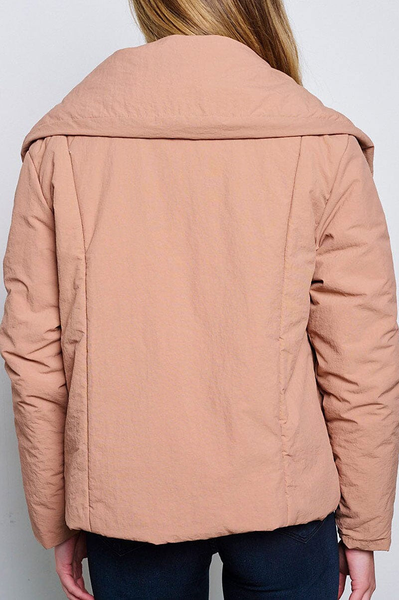 Long sleeve pockets button closure jacket (RVWT6383)