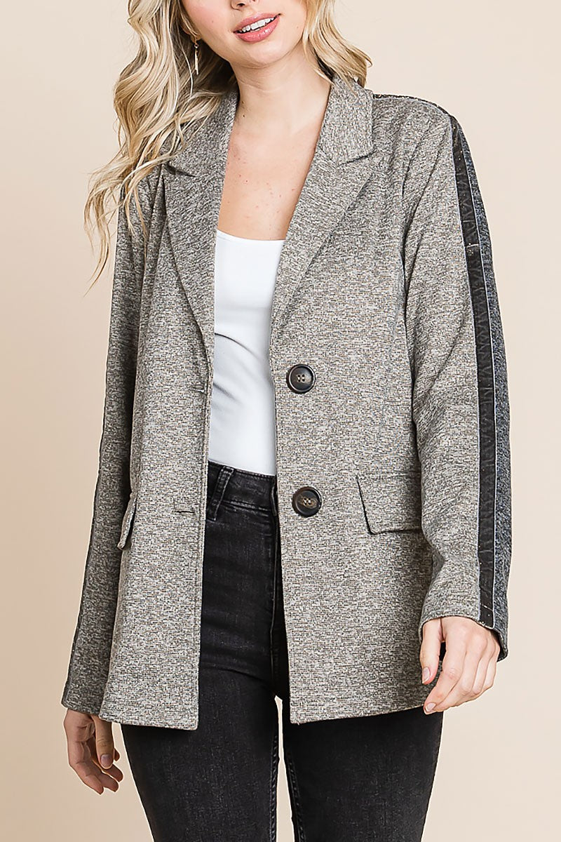 Mix media blazer (RSH2470)