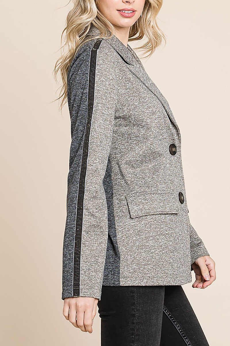 Mix media blazer (RSH2470)