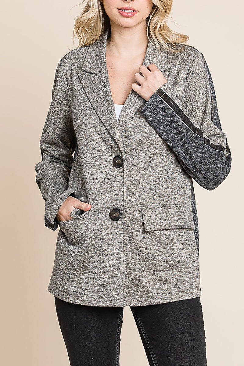 Mix media blazer (RSH2470)