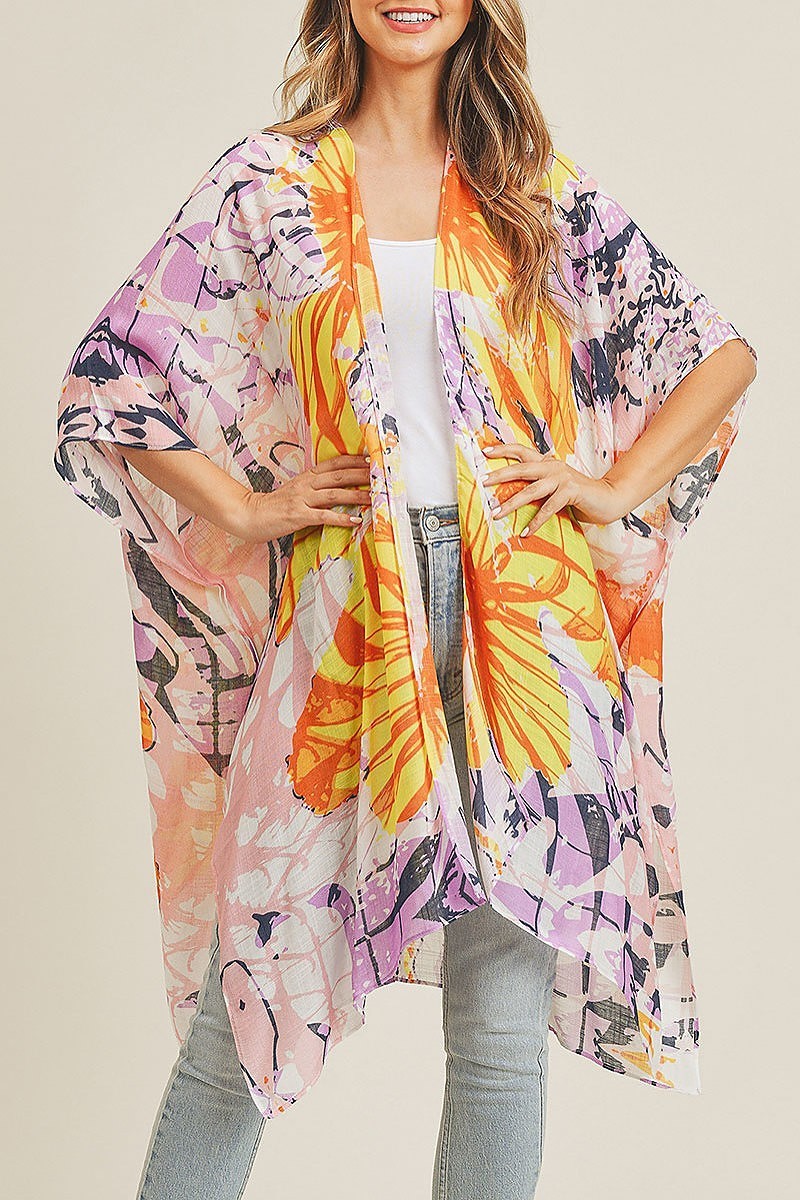 Big flower kimono (EF3465)