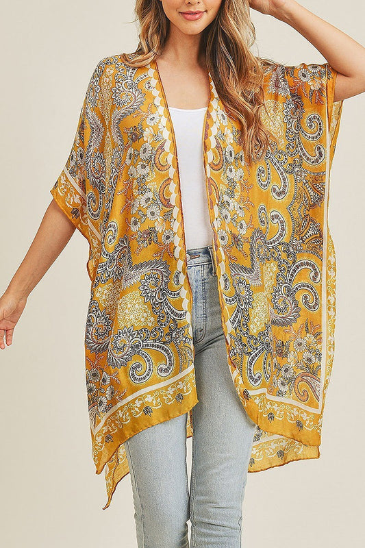 Bohemian pattern kimono (EF3470)