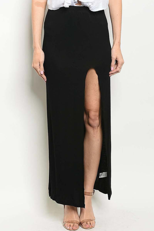 High slit maxi skirt (DGB1667-2020)