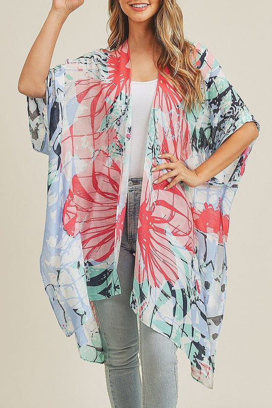 Big flower kimono (EF3464)