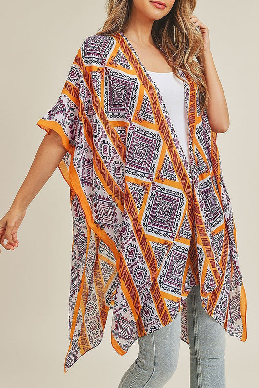 Tribal pattern kimono (EF3475)