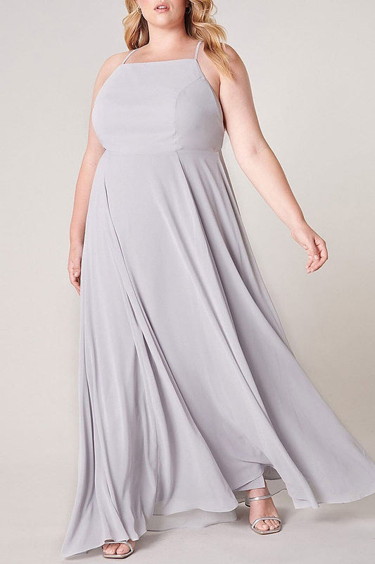 Sleeveless open back maxi dress (EFWT3062)