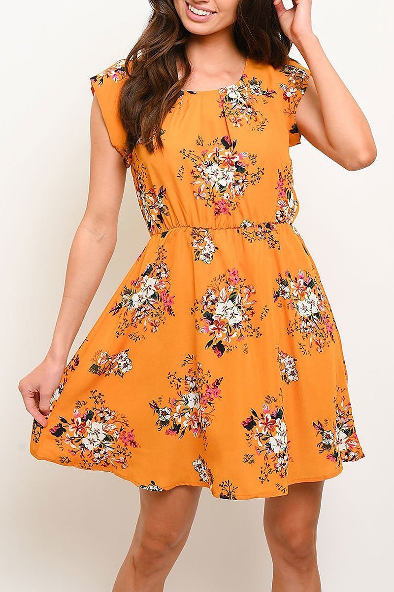 Mini floral dress (EDWT2314)