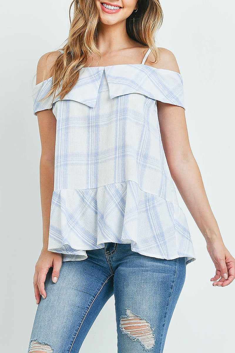 Checker top (ED9525)