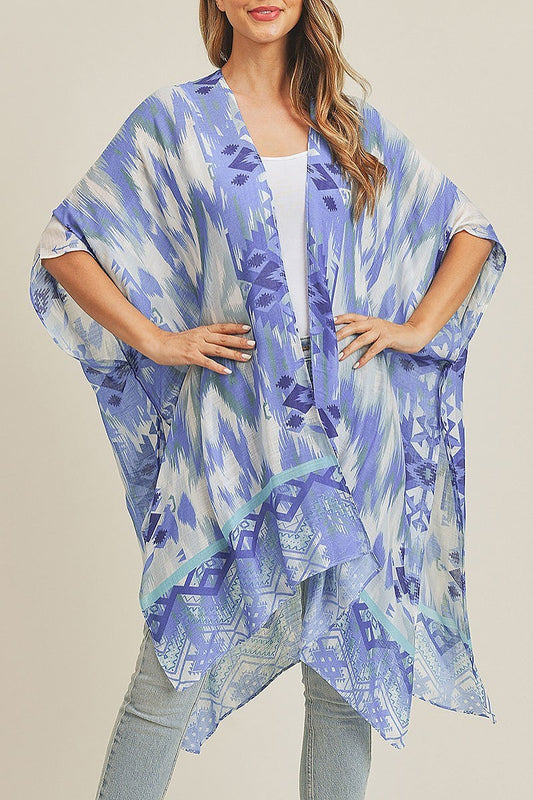 Tie dye boho kimono (EF3458)