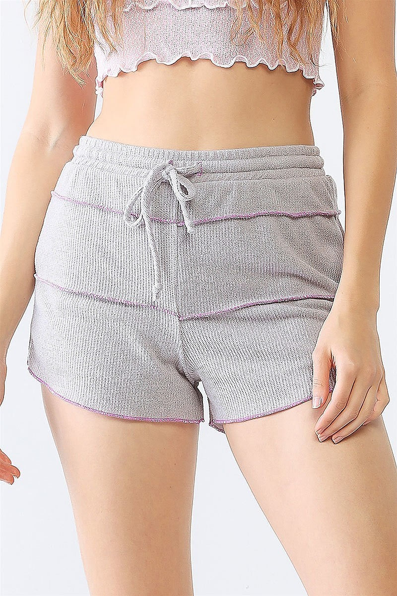 Inside out high waist shorts (TED1324)