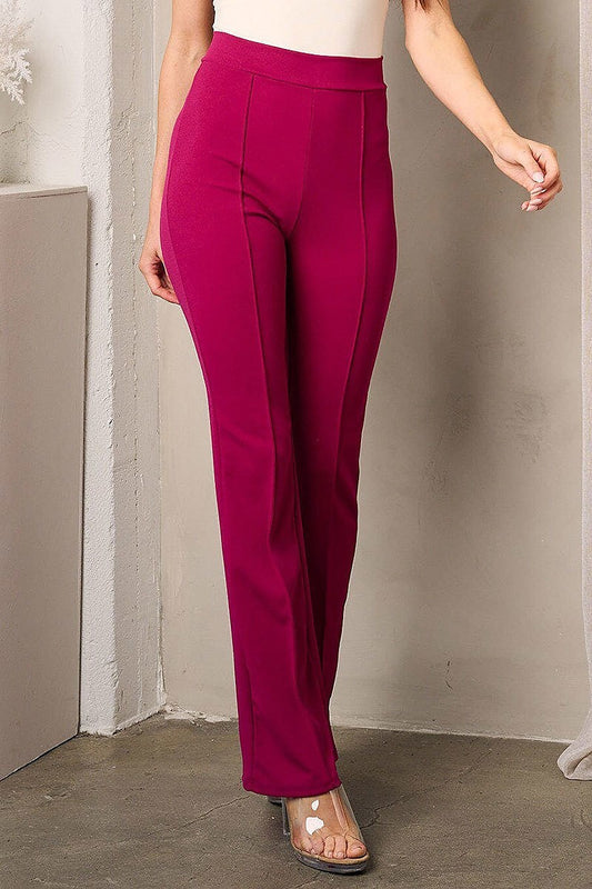 Bell bottoms high waist pants (EFWT3602)