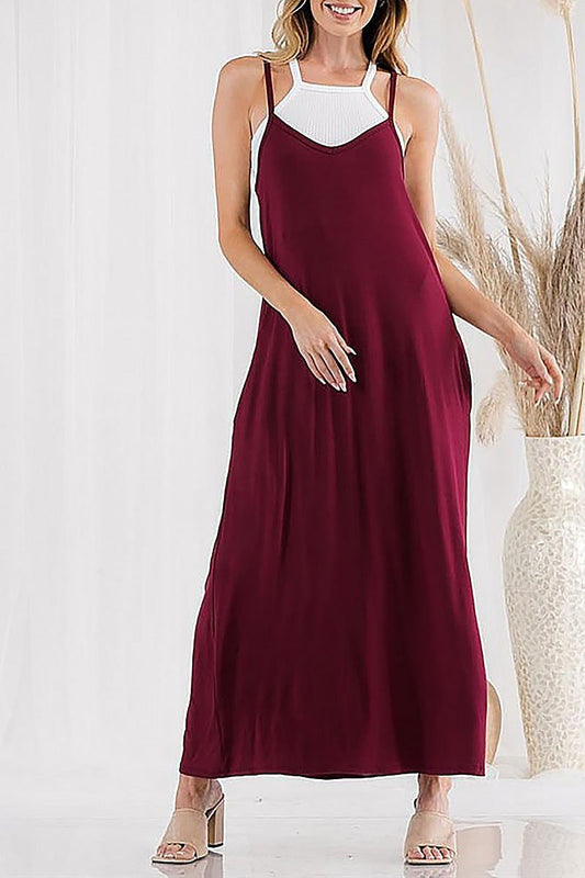 Perfect bralette maxi dress (DED8621)