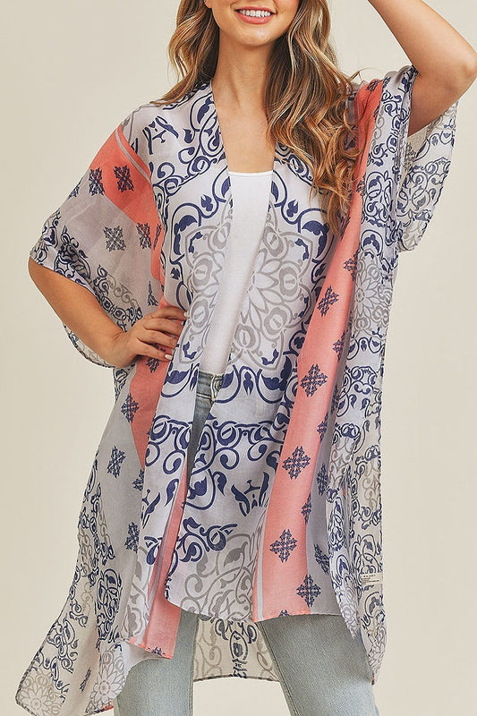 Bohemian pattern kimono (EF3483)