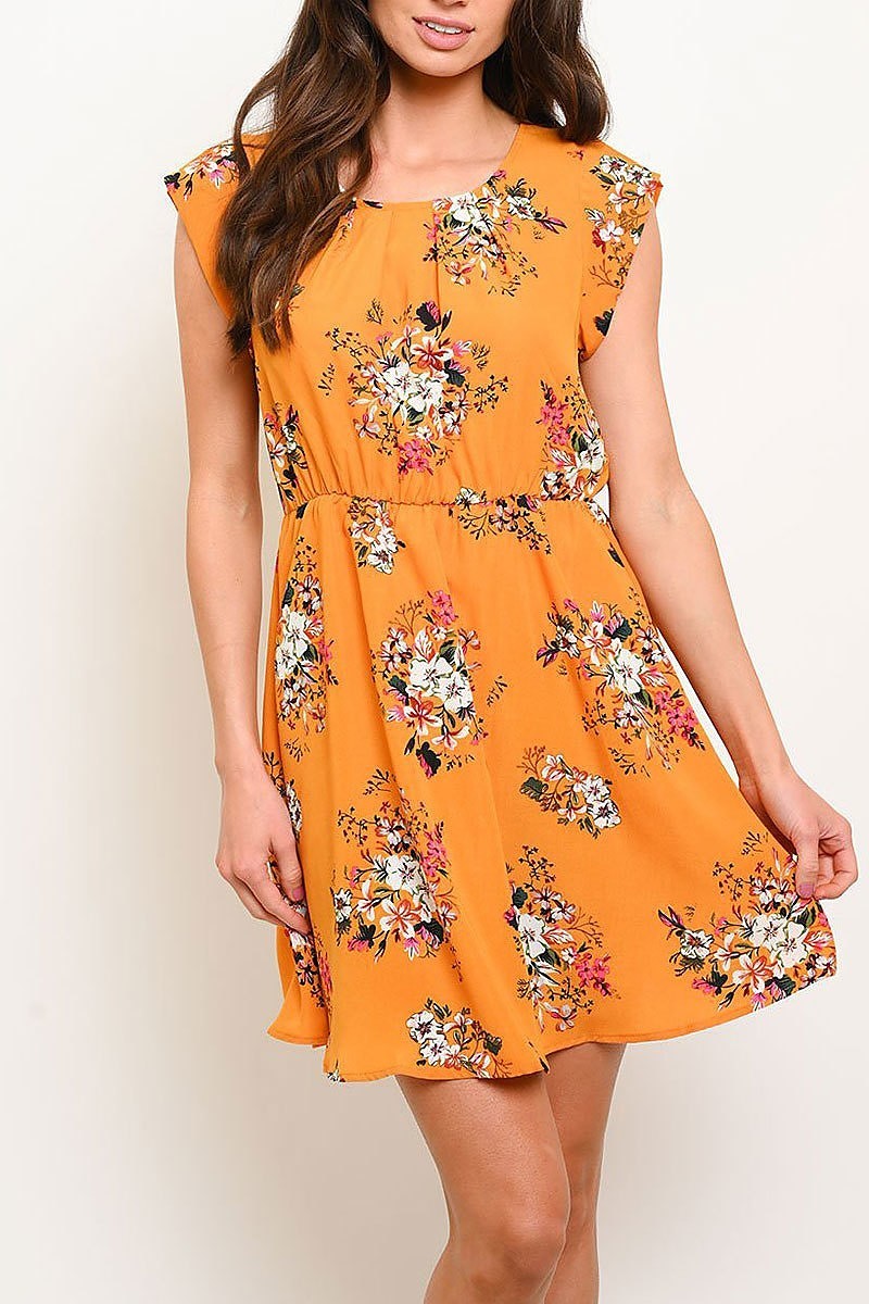 Mini floral dress (EDWT2314)