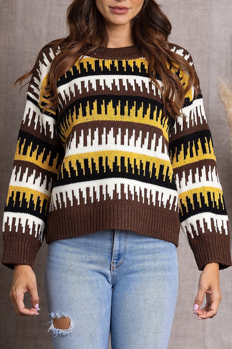 Cable knit sweater (EDSW3630)