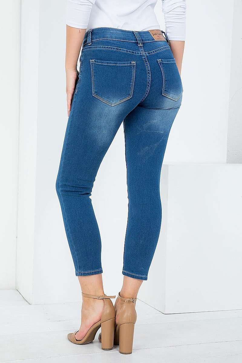 Medium blue denim skinny leg jeans (DGB3465)