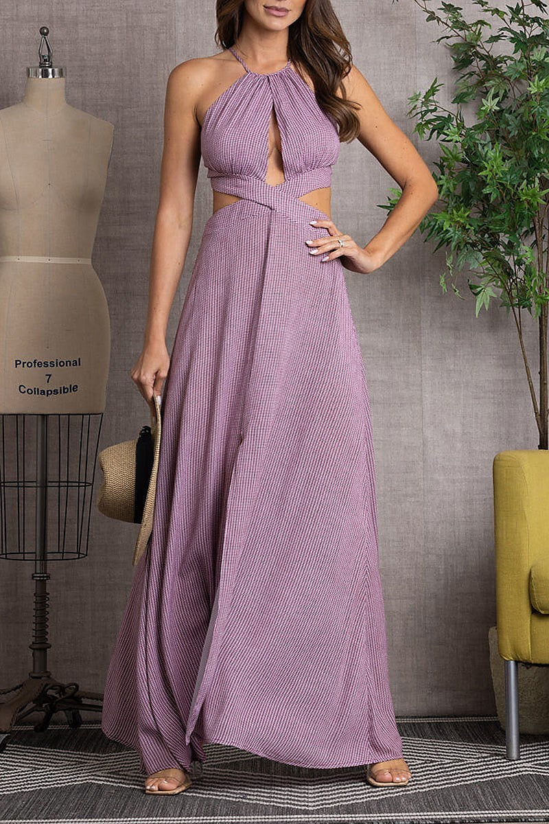 Roxy cut out maxi dress (EDSW3075)