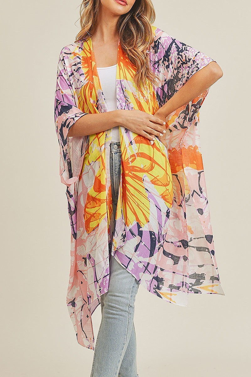 Big flower kimono (EF3465)