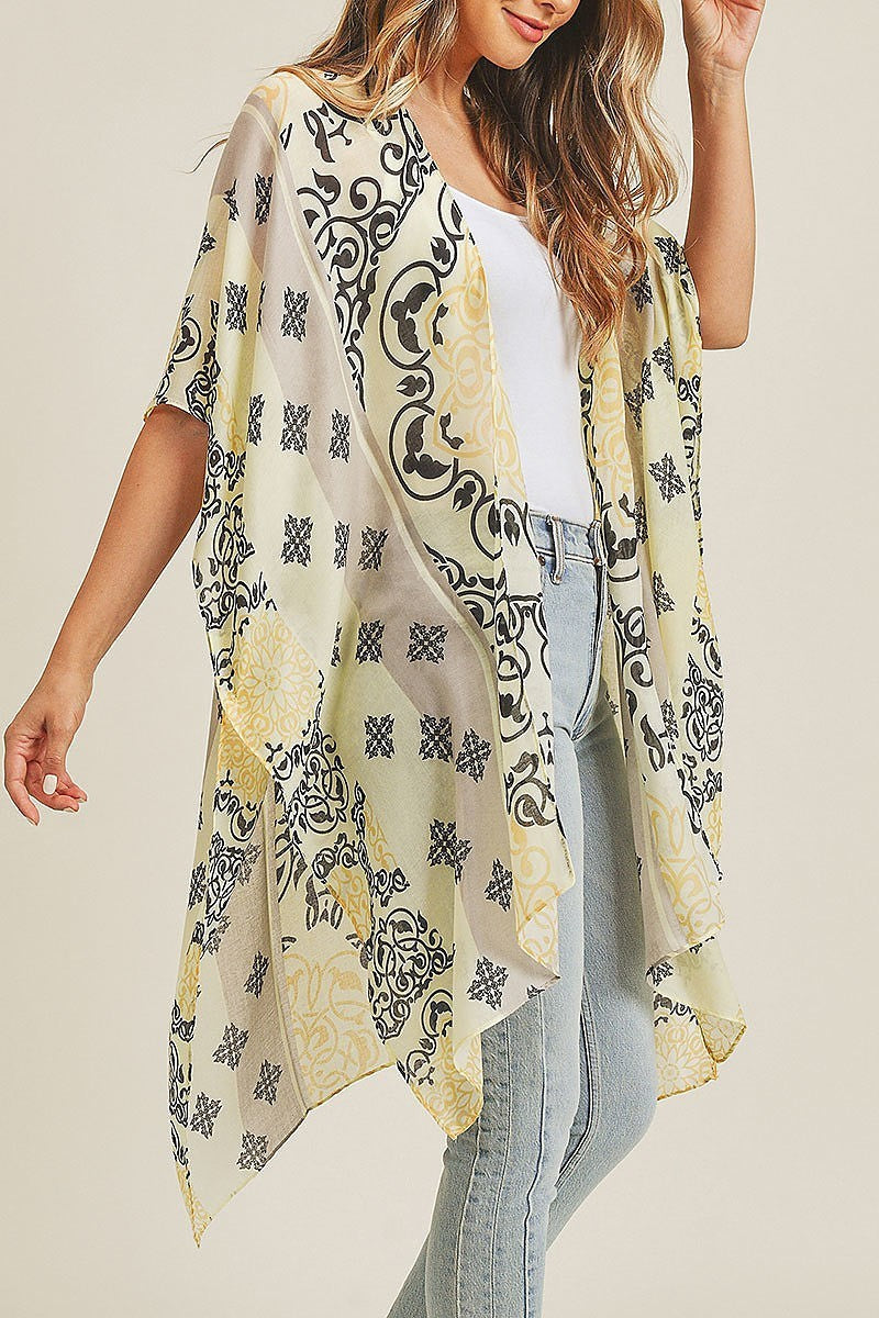 Bohemian pattern kimono (EF3481)