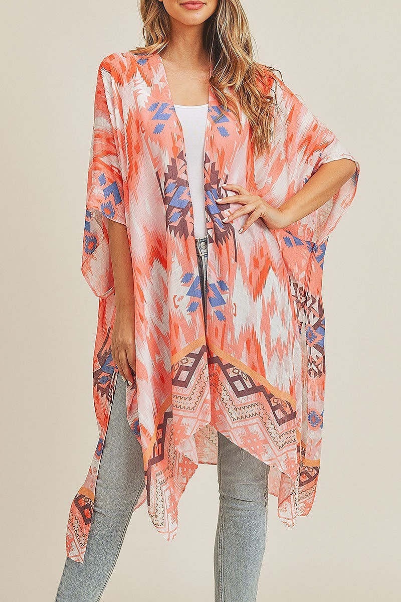 Tie dye boho kimono (EF3459)