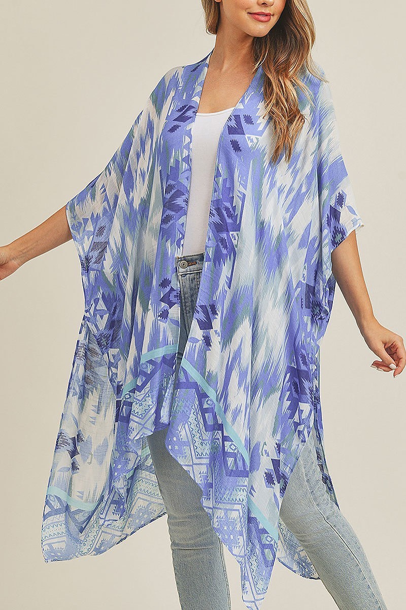 Tie dye boho kimono (EF3458)