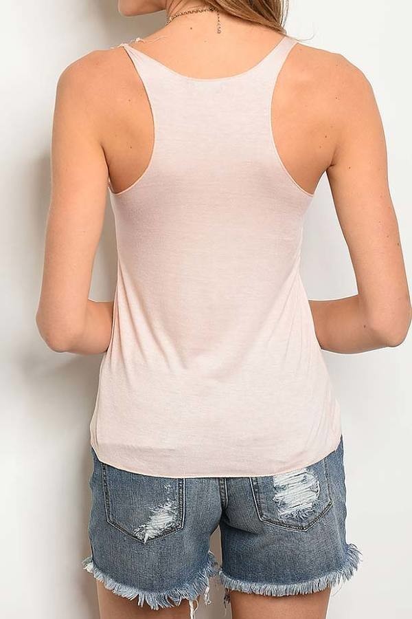 V neck racer back (ED1447-LAST)