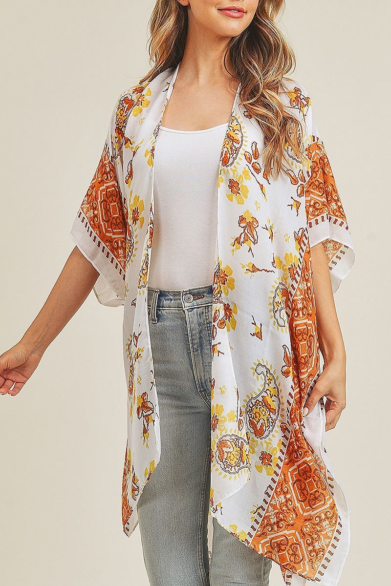 Paisley flower kimono (EF3496)