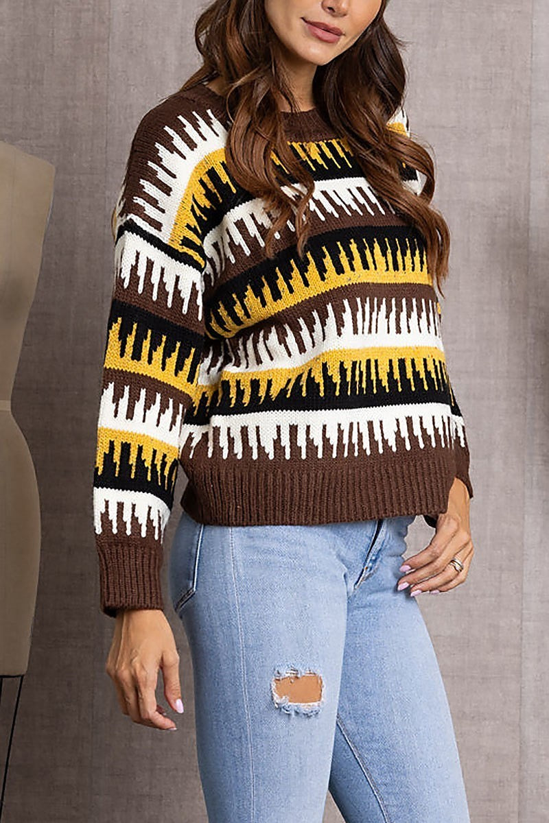 Cable knit sweater (EDSW3630)