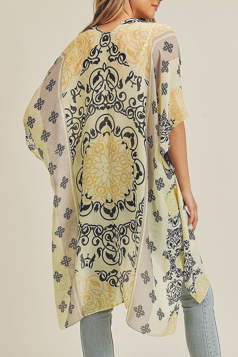 Bohemian pattern kimono (EF3481)