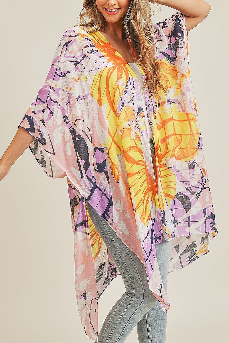 Big flower kimono (EF3465)