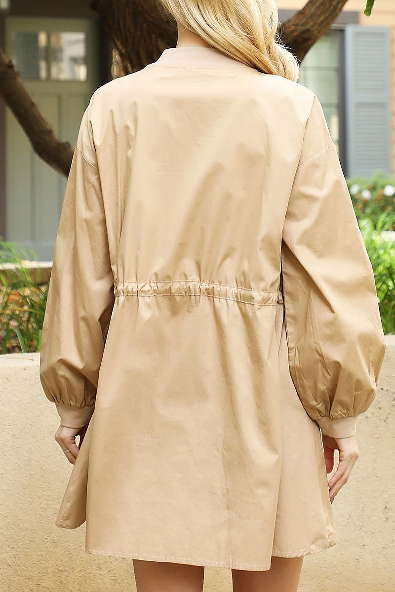 Long sleeve jacket dress (DGS6487)