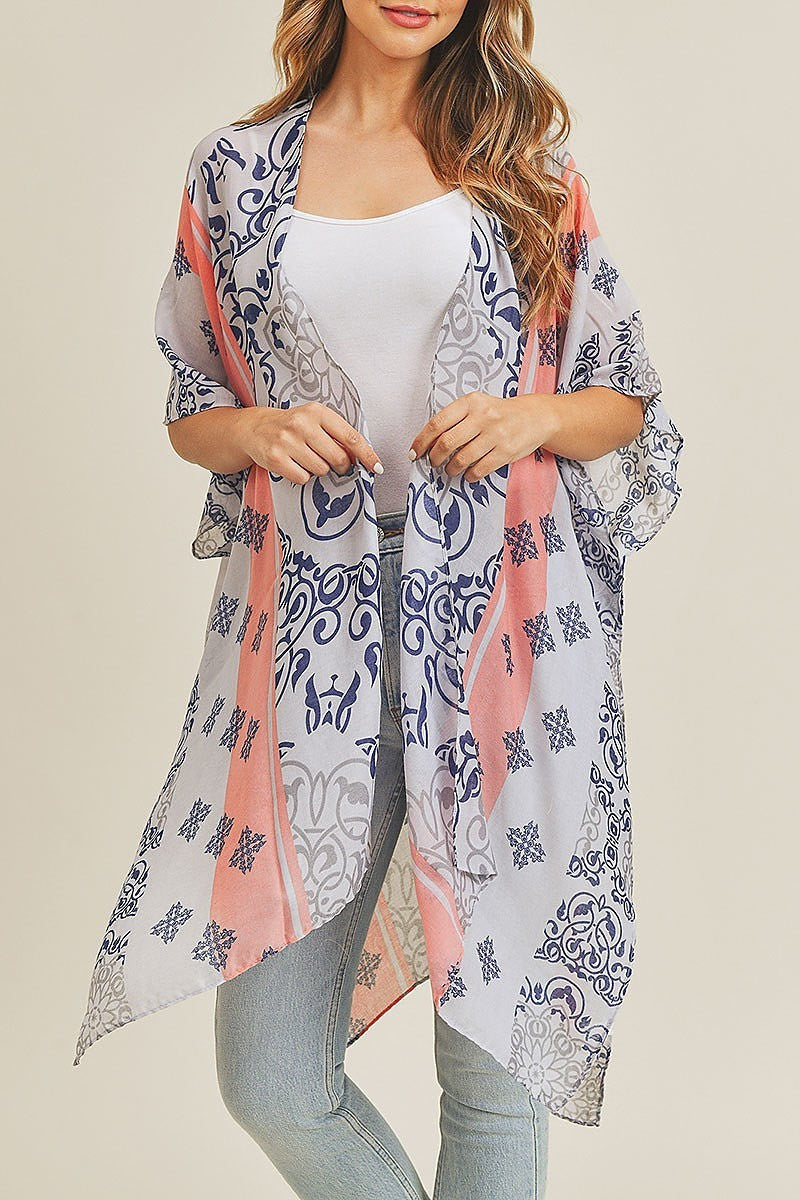 Bohemian pattern kimono (EF3483)