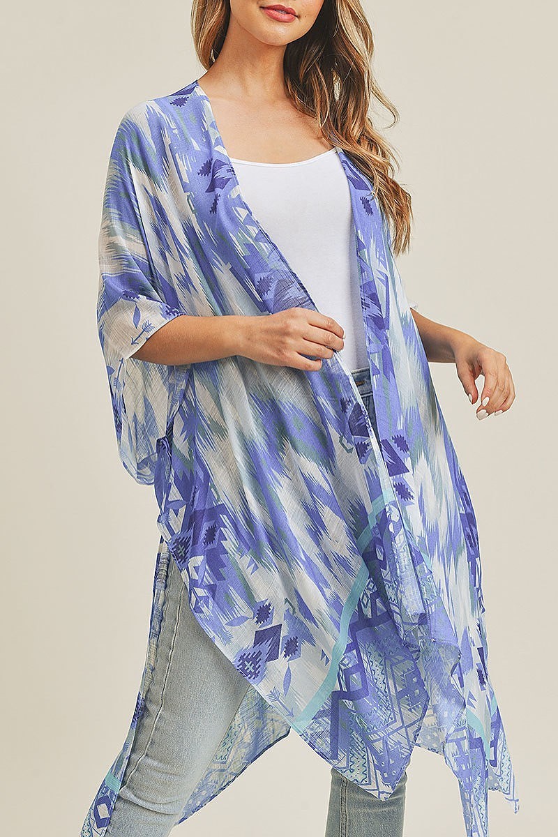 Tie dye boho kimono (EF3458)