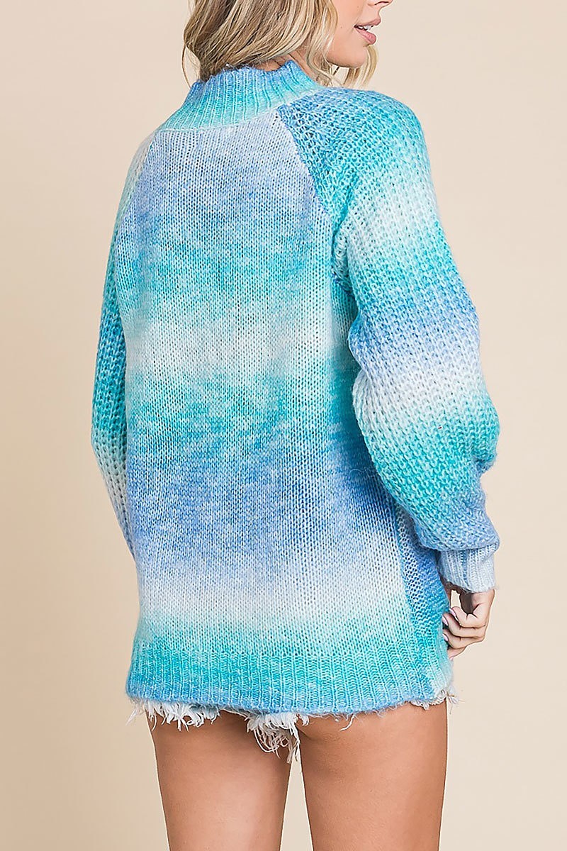 Multi color ombre sweater (EDH1899-1)