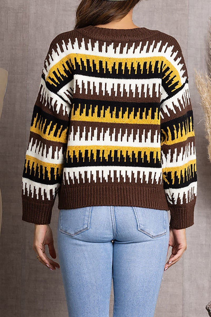 Cable knit sweater (EDSW3630)