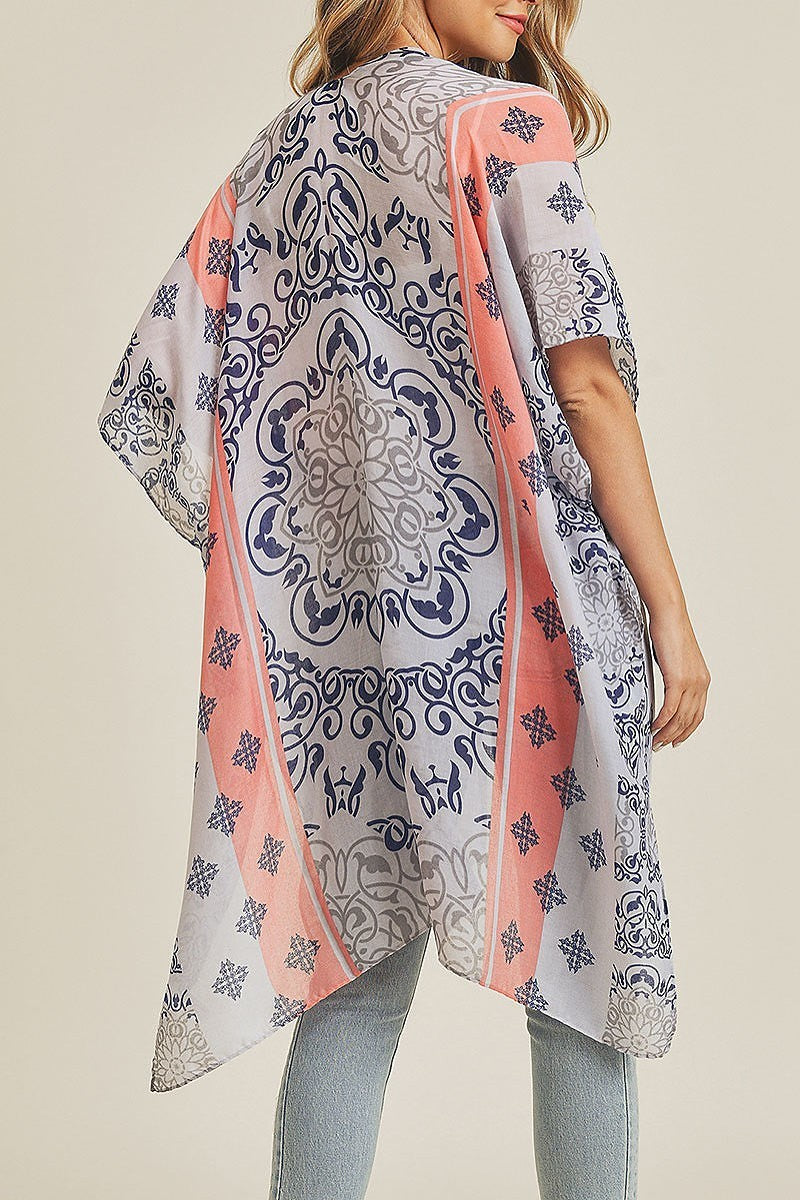 Bohemian pattern kimono (EF3483)