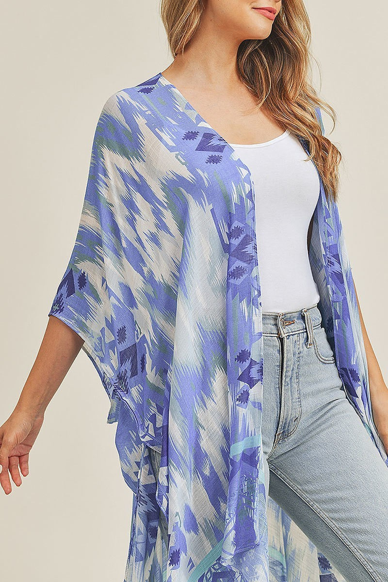 Tie dye boho kimono (EF3458)