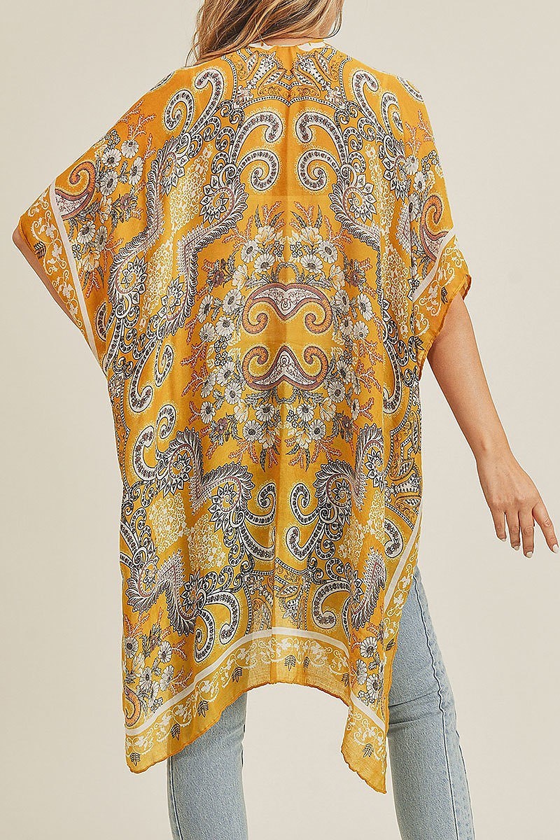 Bohemian pattern kimono (EF3470)