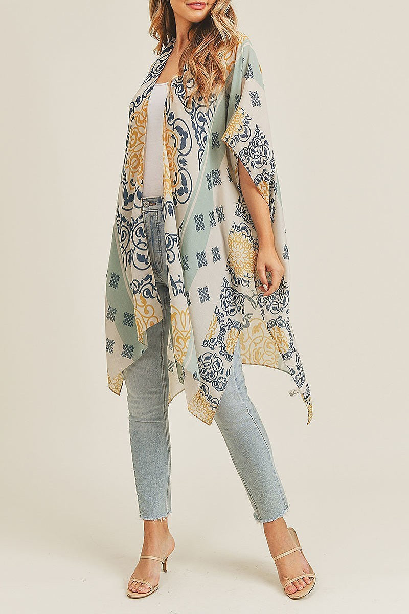 Bohemian pattern kimono (EF3482)