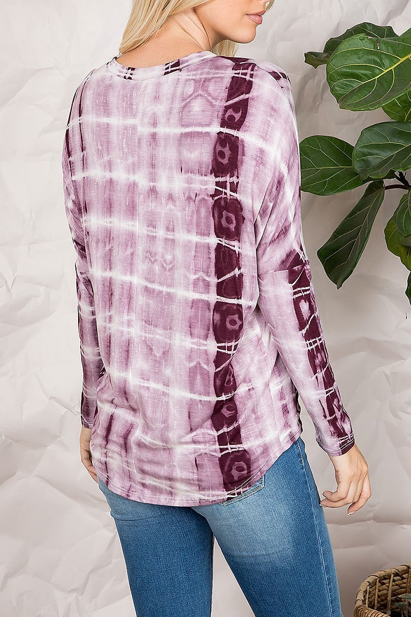 Tie dye loose fit top (EF2333)