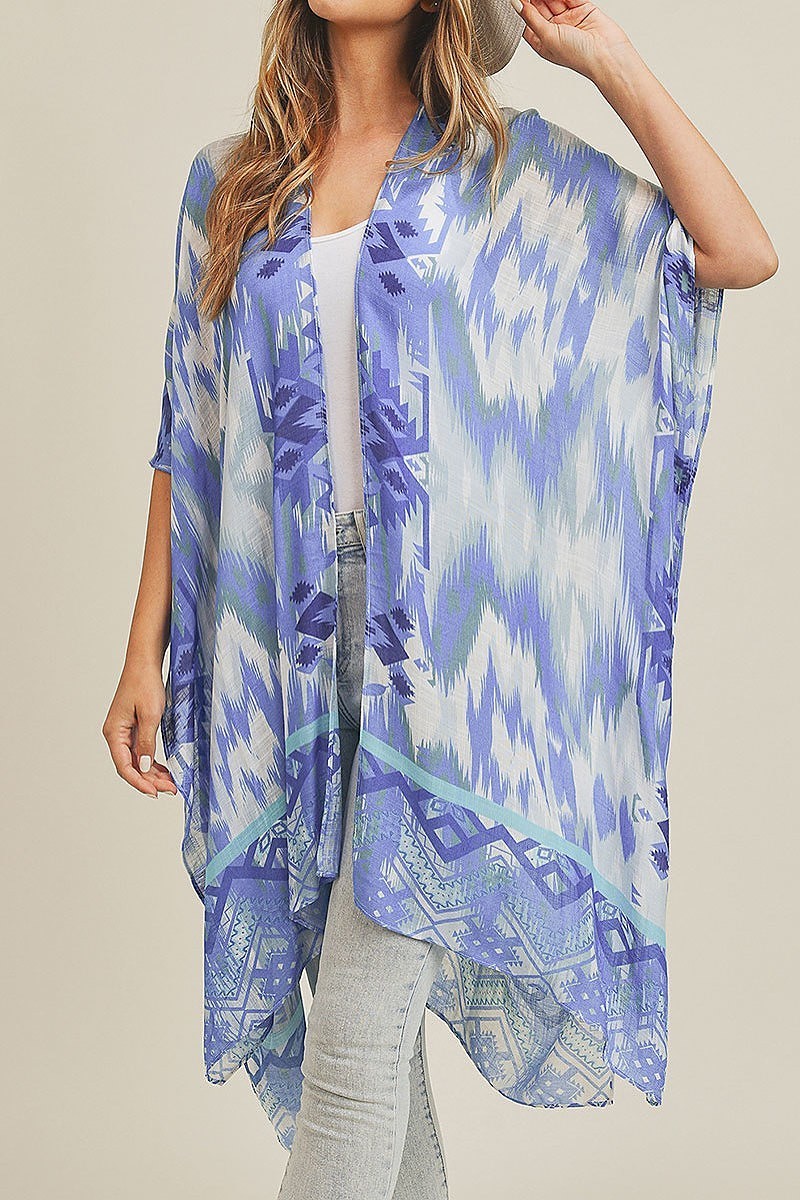 Tie dye boho kimono (EF3458)