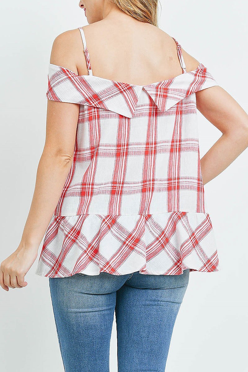 Checker top (ED9525)