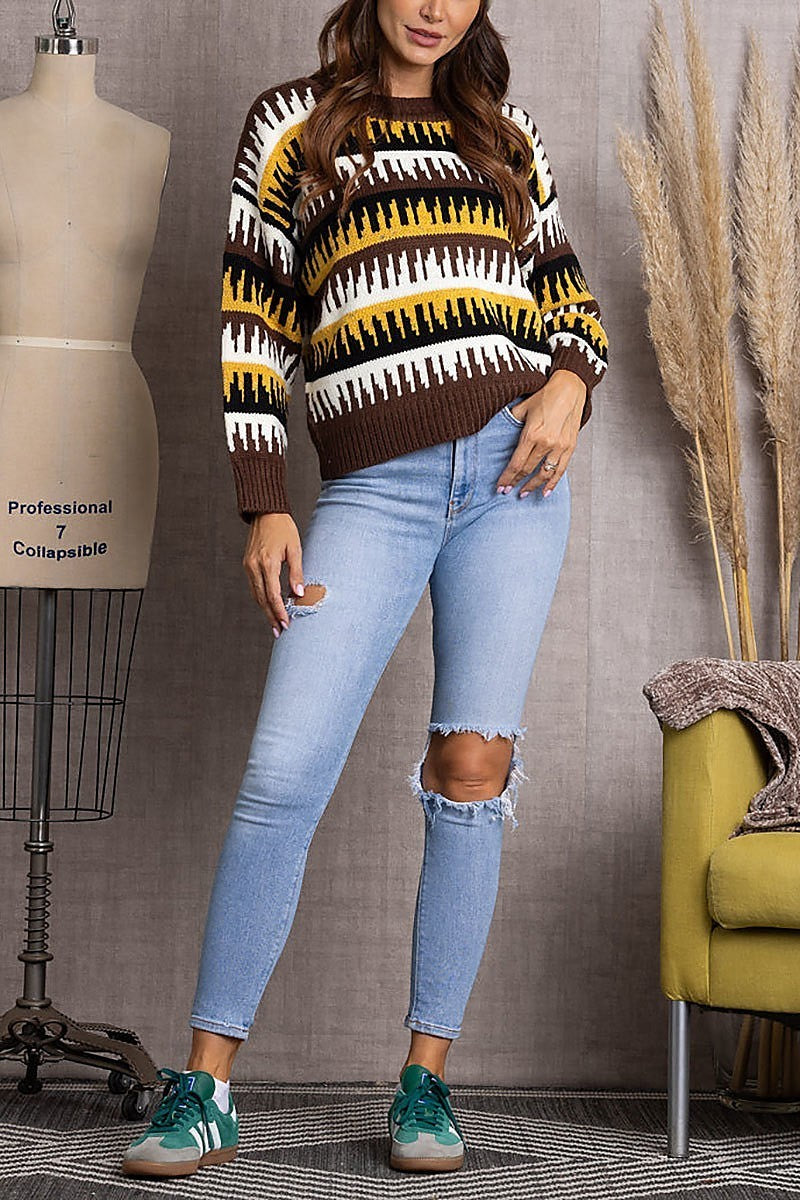 Cable knit sweater (EDSW3630)