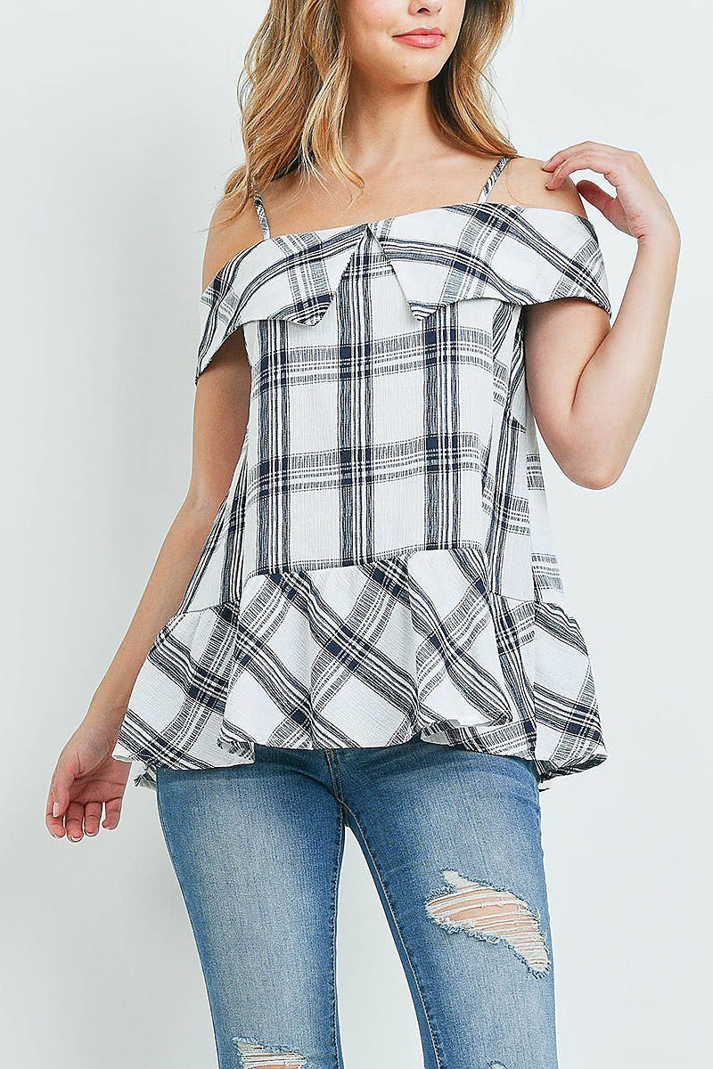 Checker top (ED9525)