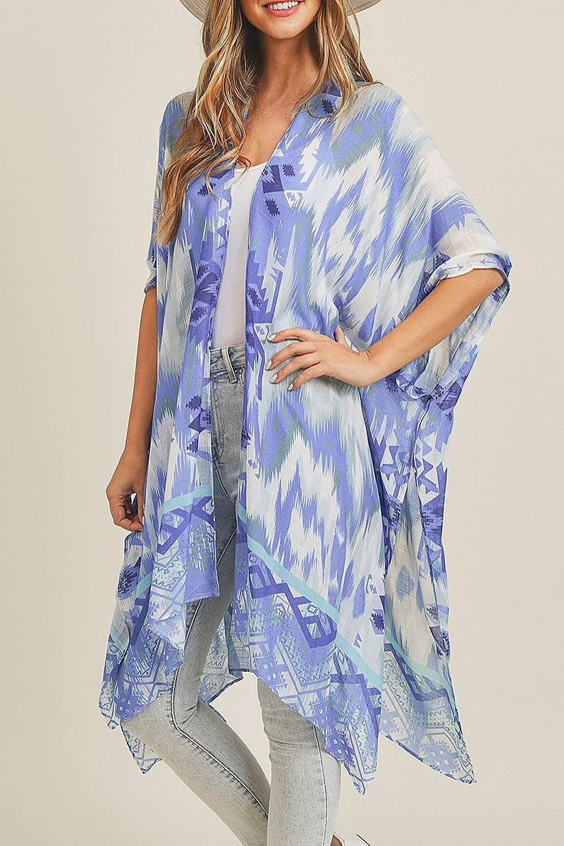 Tie dye boho kimono (EF3458)