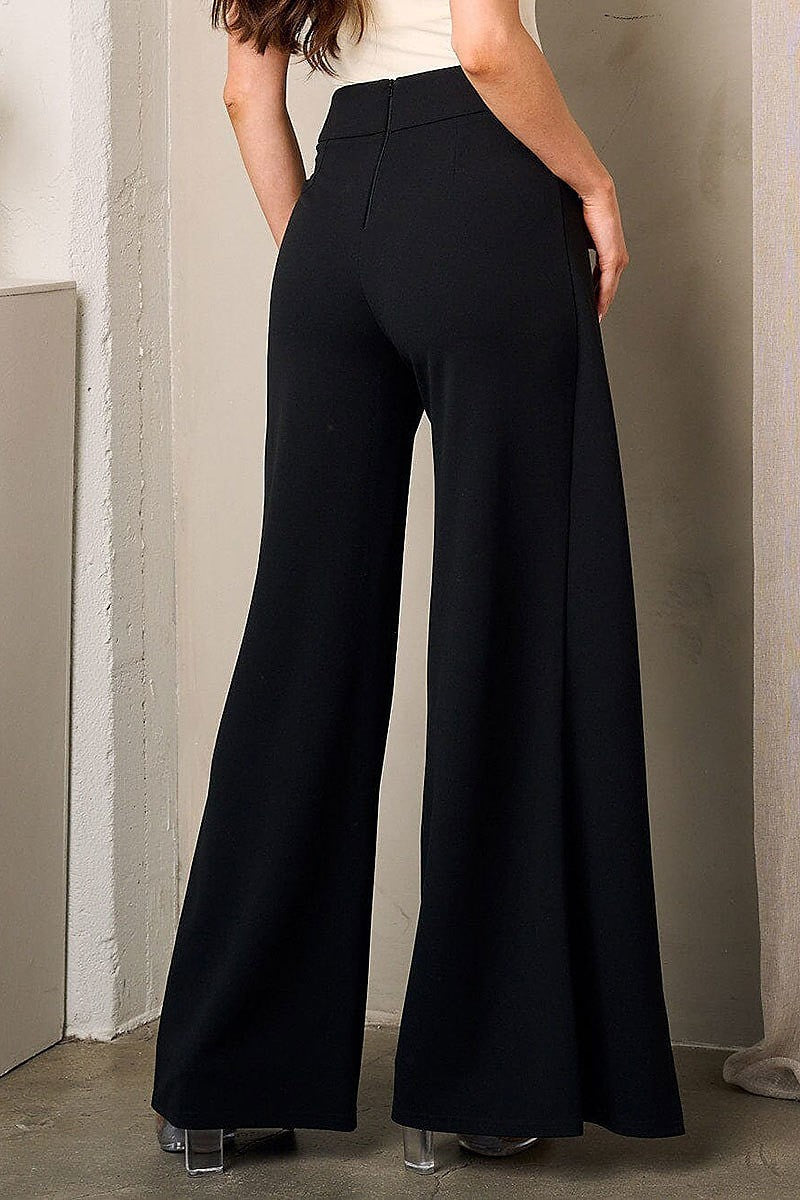 Wide leg sun detailed pants (EFWT3609)