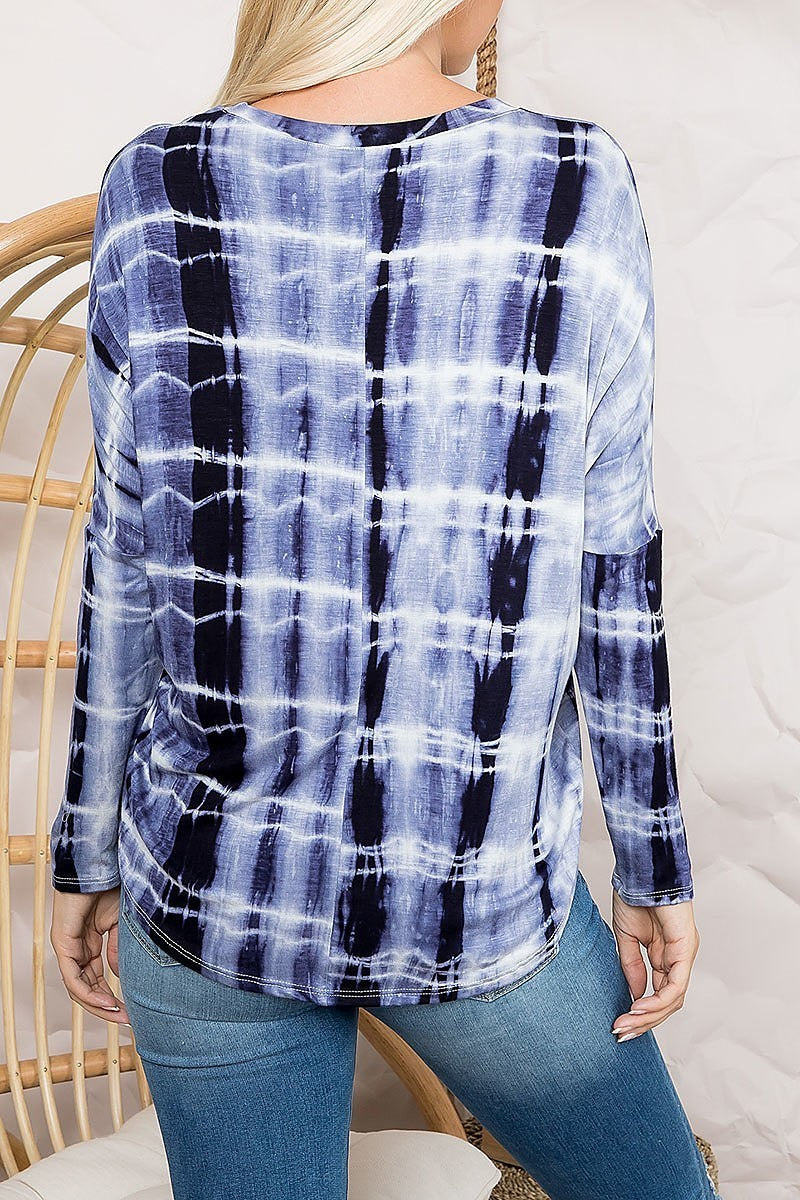 Tie dye loose fit top (EF2333)