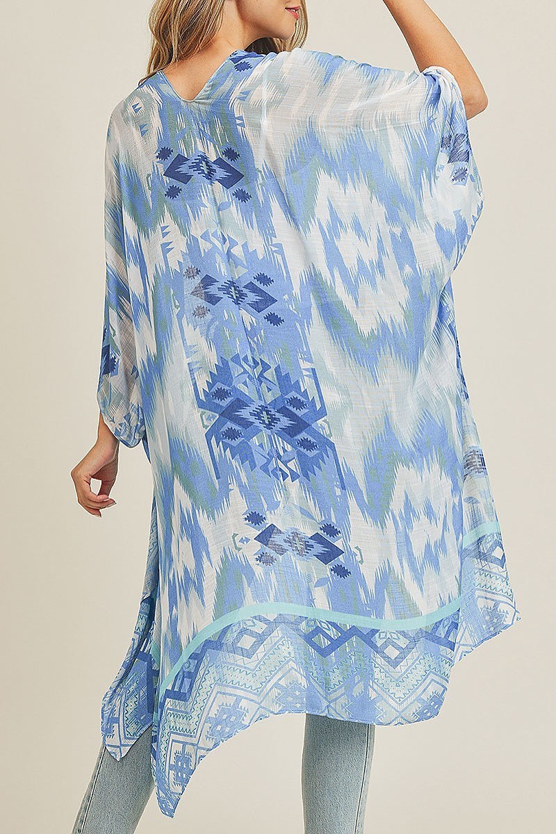 Tie dye boho kimono (EF3458)