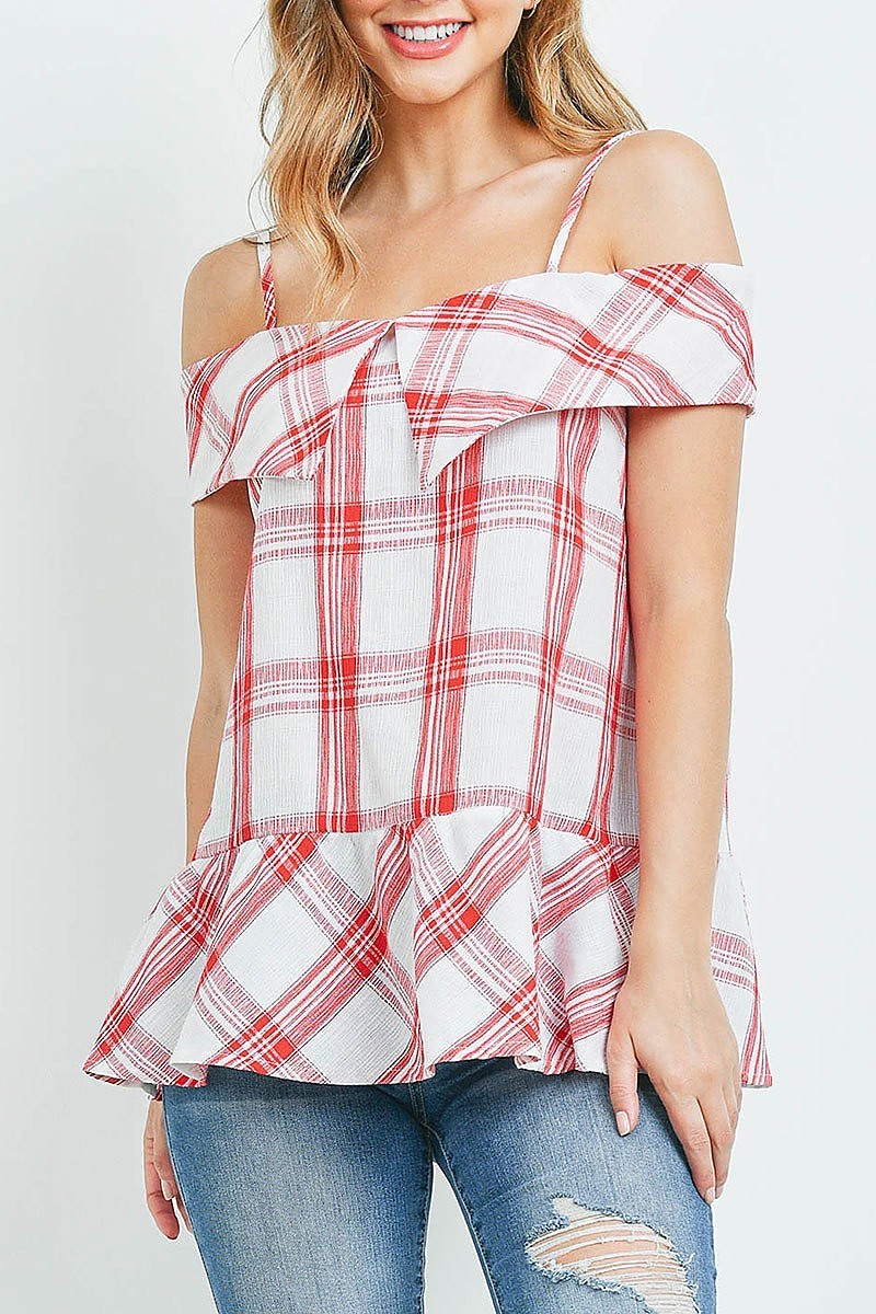 Checker top (ED9525)